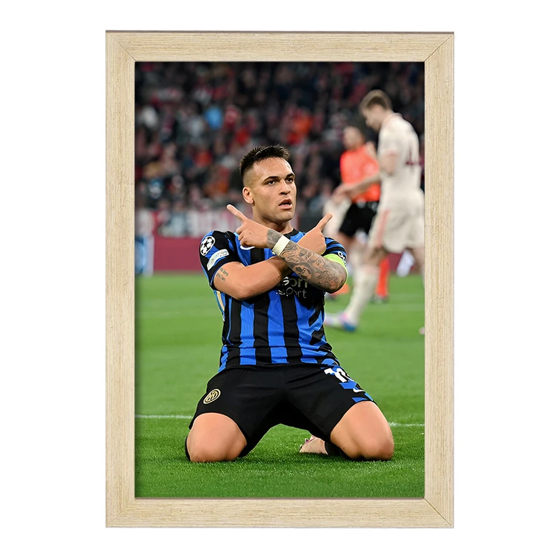 تابلو خندالو طرح لاوتارو خاویر مارتینز (Lautaro Martínez) کد F14325