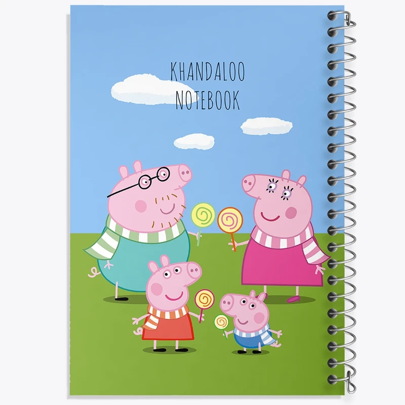 دفتر لیست خرید 50 برگ خندالو طرح انیمیشن پپا پیگ (Peppa Pig) کد N9232