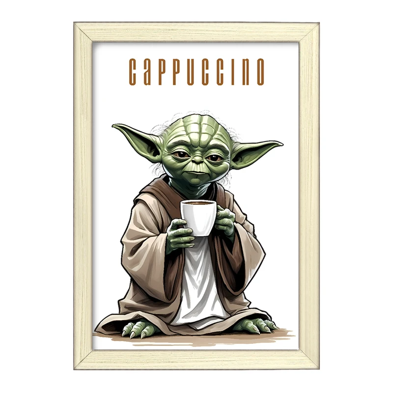 تابلو خندالو طرح بیبی یودا کد F10176