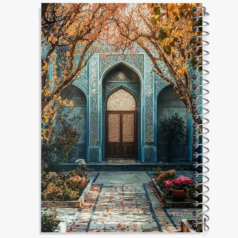 دفتر نقاشی 50 برگ خندالو طرح باغ ایرانی کد F10691