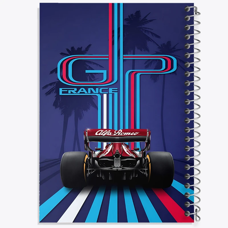 دفتر مشق 50 برگ خندالو طرح ماشین مسابقه ای کد F4957