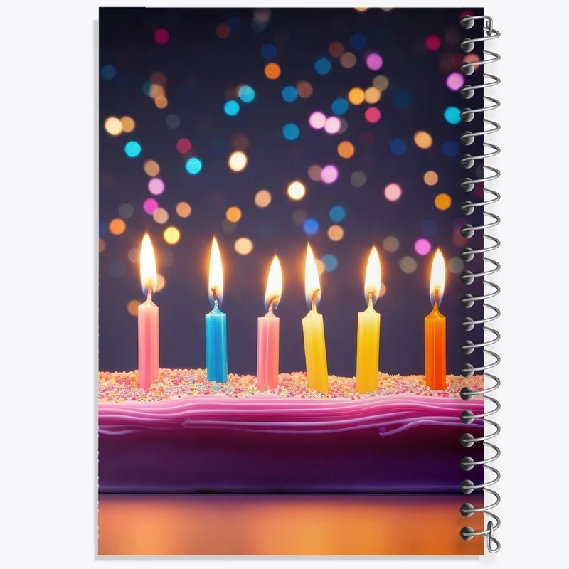 دفتر طراحی 50 برگ خندالو طرح تولدت مبارک کد F2560