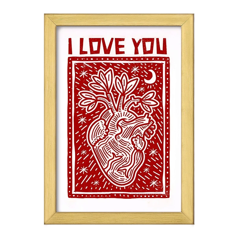 تابلو خندالو طرح I Love You کد F10121