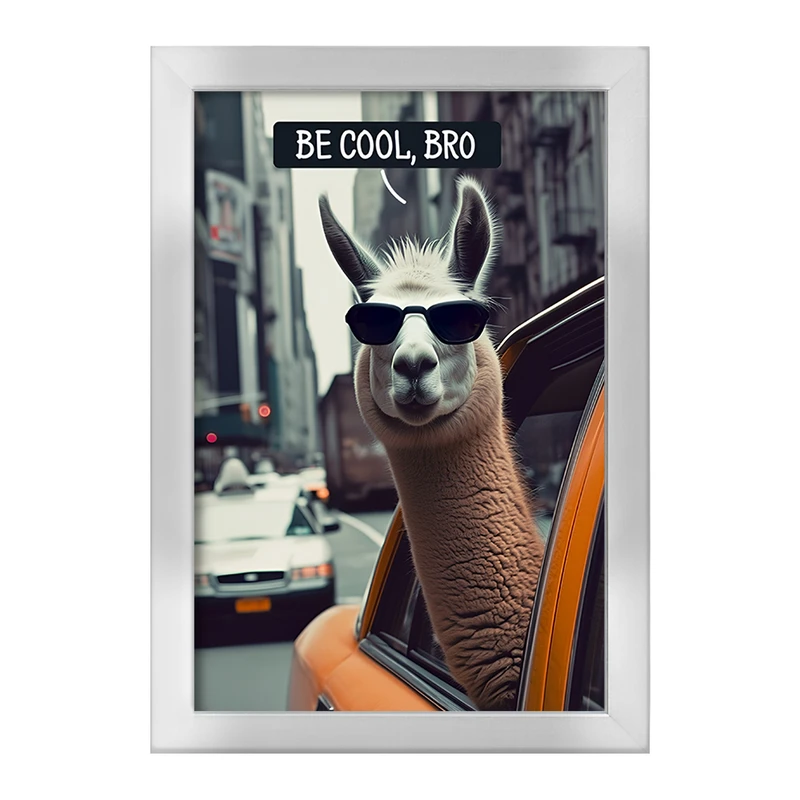 تابلو خندالو طرح لاما کد F9721