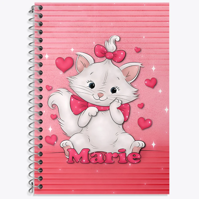 دفتر نت موسیقی 50 برگ خندالو طرح گربه های اشرافی (Marie) کد N8162