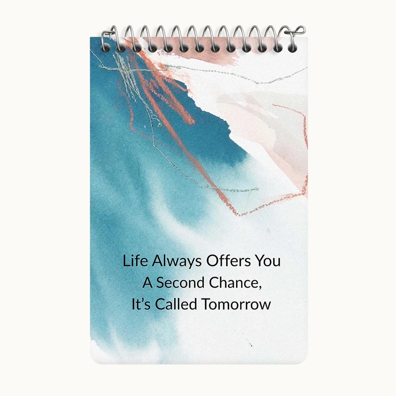 دفتر یادداشت 50 برگ خندالو طرح انگیزشی کد F11408