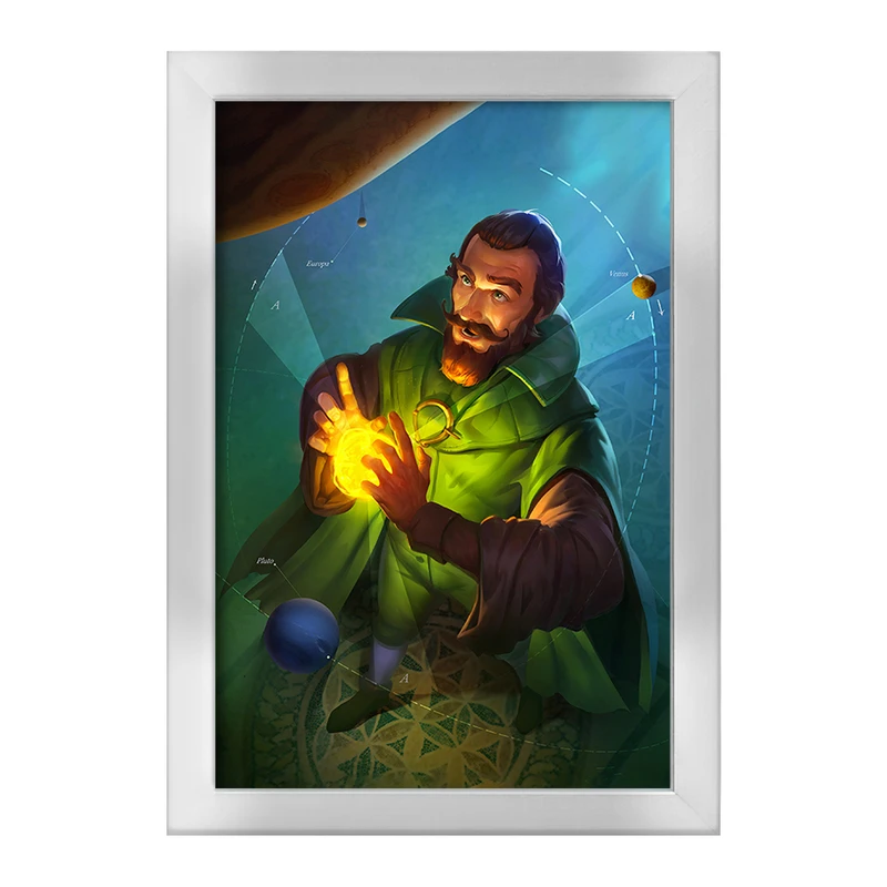 تابلو خندالو طرح یوهانس کپلر کد F160