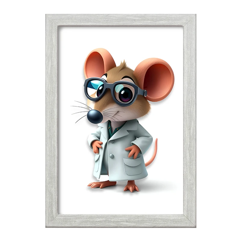 تابلو خندالو طرح موش دکتر کد F8028