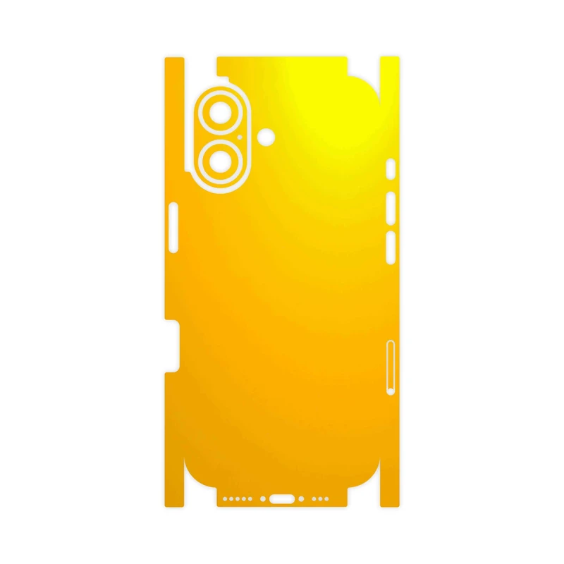 برچسب پوششی ماهوت مدل Matte-Deep-Mustard-FullSkin مناسب برای گوشی موبایل اپل iPhone 17