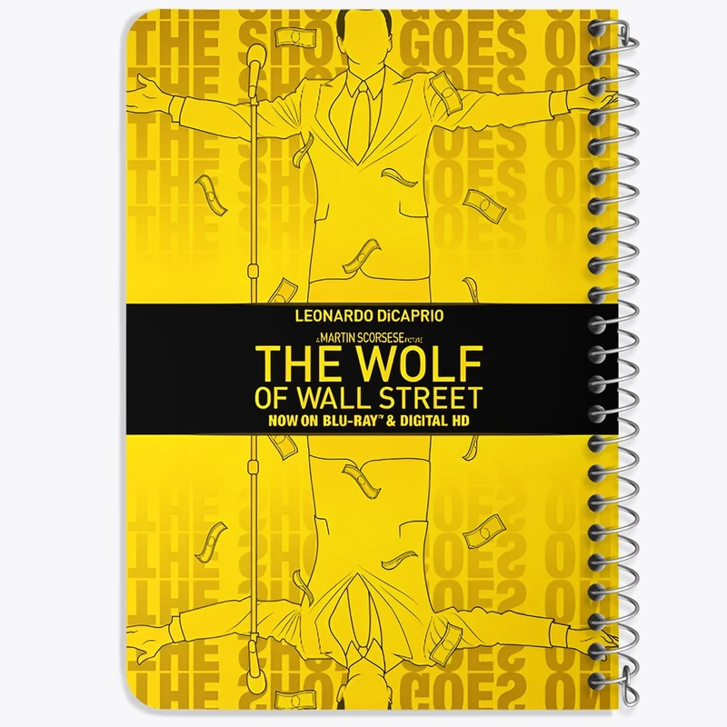 دفتر یادداشت 50 برگ خندالو طرح گرگ وال استریت (The Wolf of Wall Stree) کد F13537
