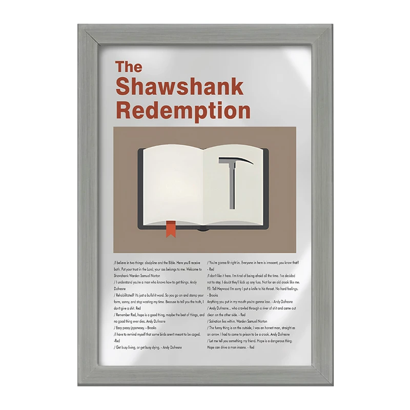 تابلو خندالو طرح رستگاری در شاوشنک (The Shawshank Redemption) کد F13827