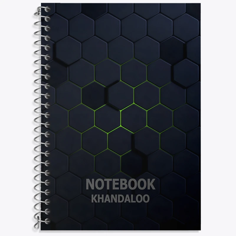 دفتر زبان 50 برگ خندالو مدل سه خط طرح مدرن کد N7600