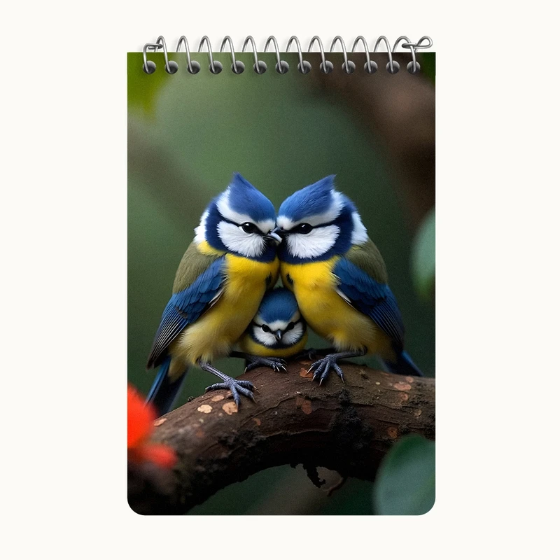 دفتر یادداشت 50 برگ خندالو طرح پرنده کد F9458