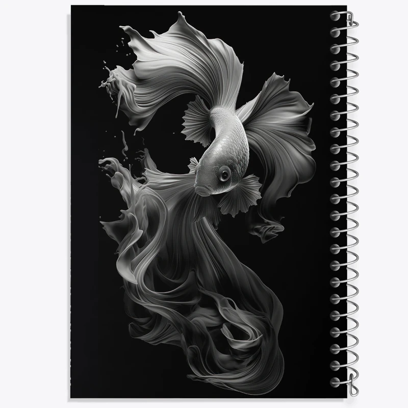 دفتر طراحی 50 برگ خندالو طرح ماهی کد F2637