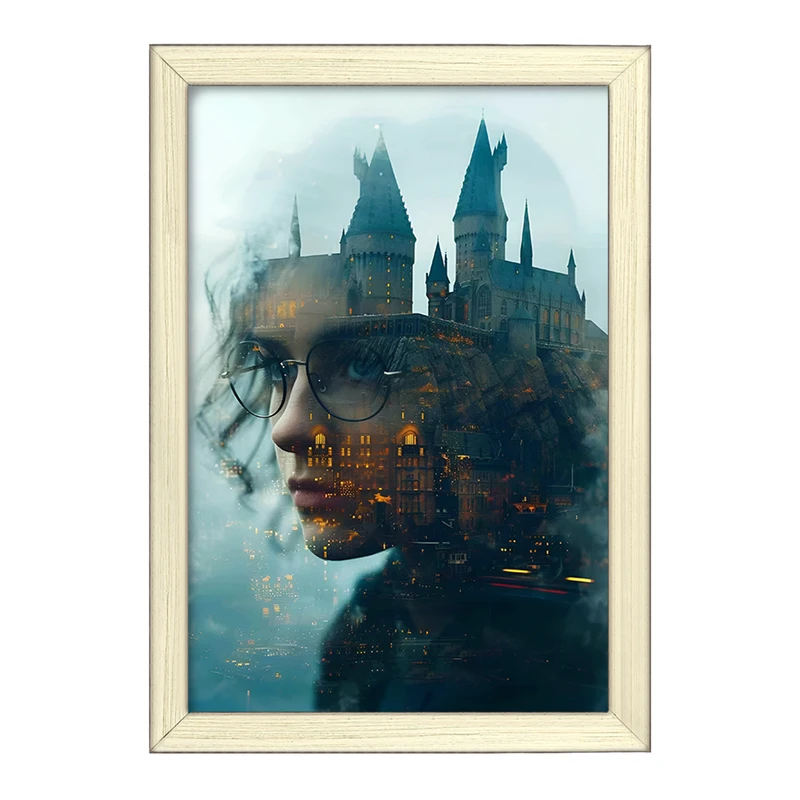 تابلو خندالو طرح هرماینی هری پاتر (Harry Potter) کد F14190