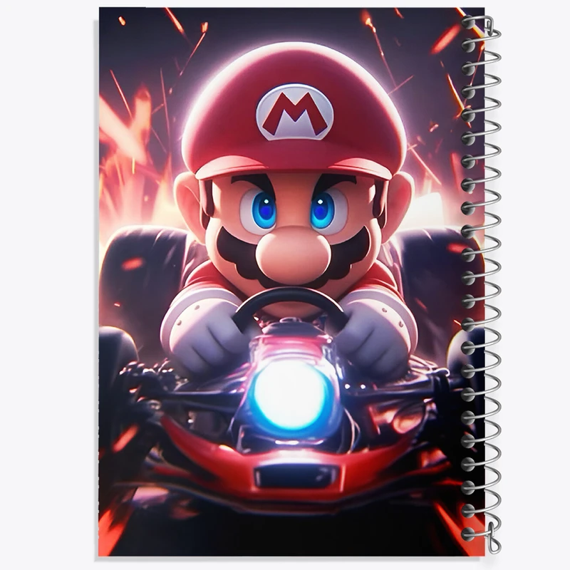 دفتر مشق 100 برگ خندالو طرح سوپر ماریو کد F4415