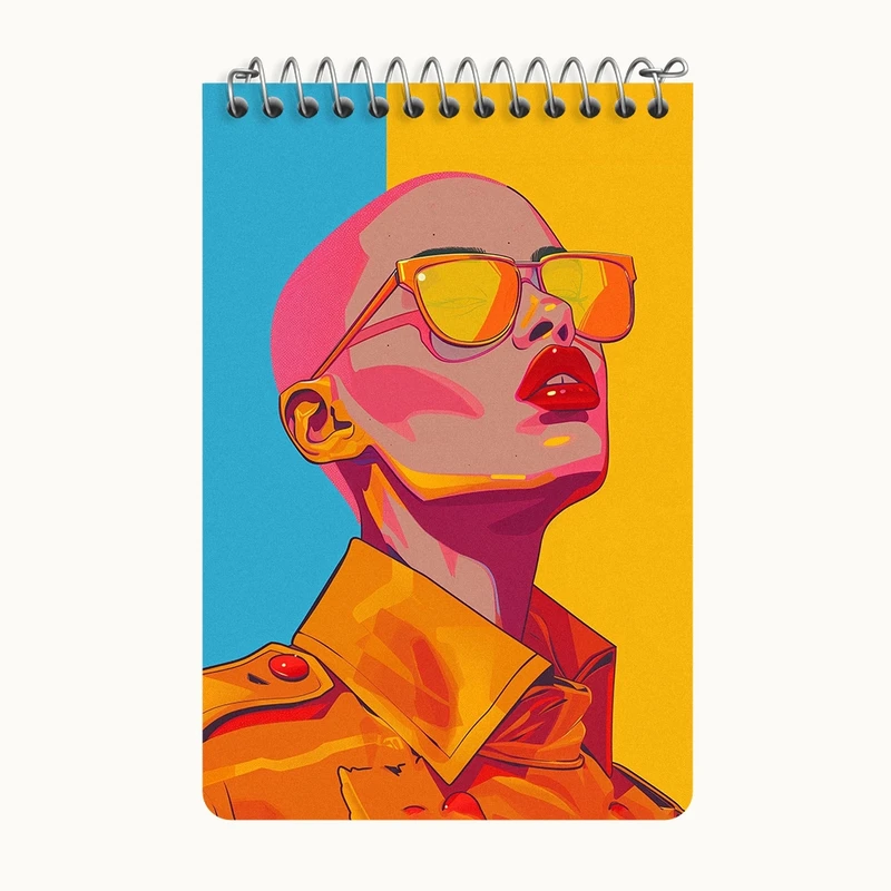 دفتر یادداشت 50 برگ خندالو طرح دخترانه کد F7627