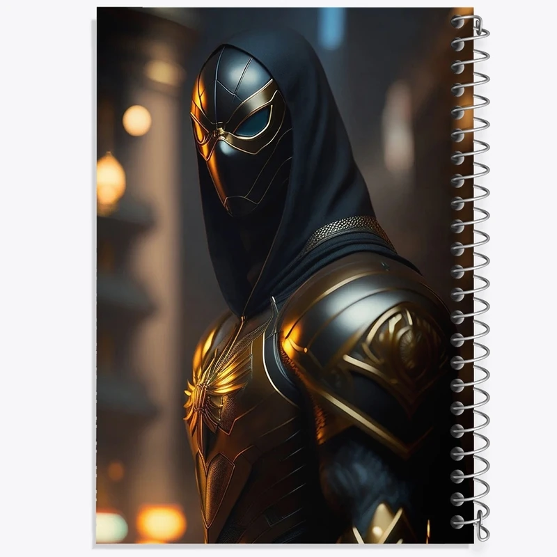 دفتر طراحی 50 برگ خندالو طرح مرد عنکبوتی (Spider Man) کد F2899