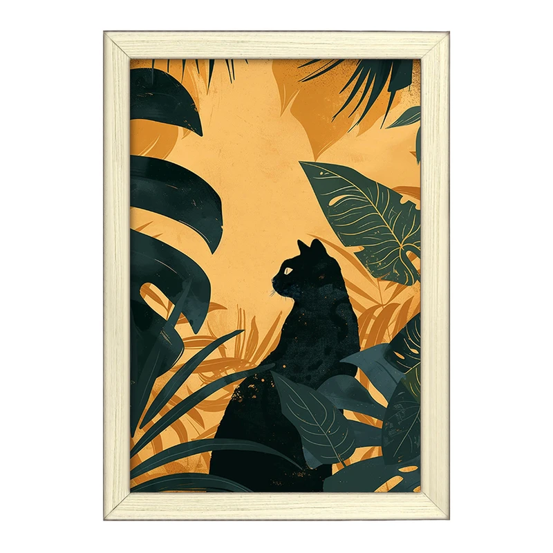 تابلو خندالو طرح گربه (Cat) کد F1745