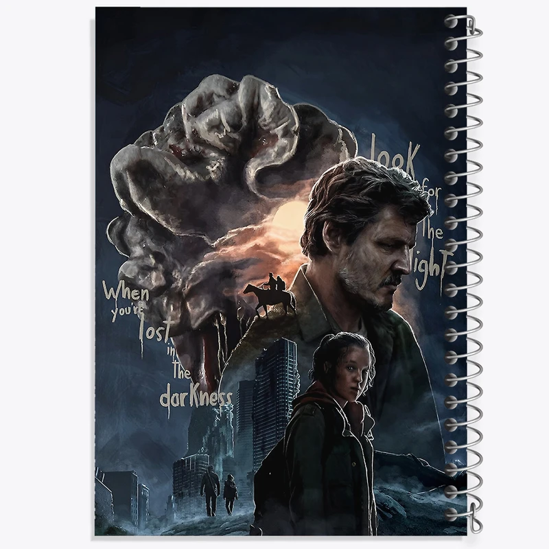 دفتر مشق 50 برگ خندالو طرح (The Last Of Us) آخرین بازمانده از ما کد N9311