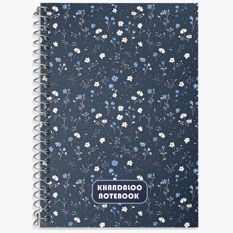 دفتر لغت 50 برگ خندالو طرح پترن گل گلی کد N6079