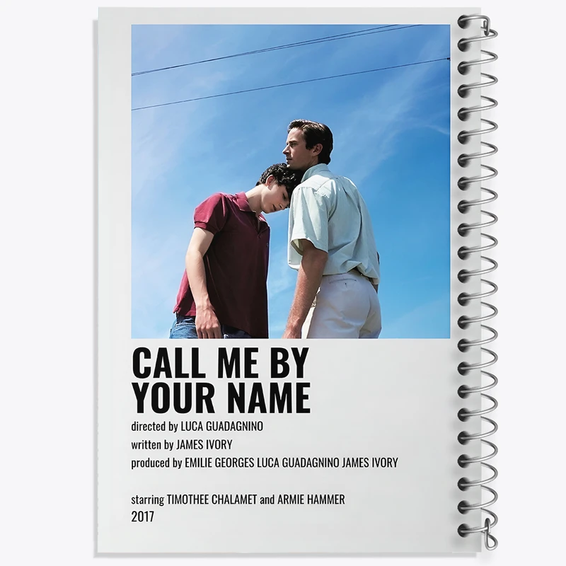 دفتر نقاشی 50 برگ خندالو طرح Call Me by Your Name کد F13312