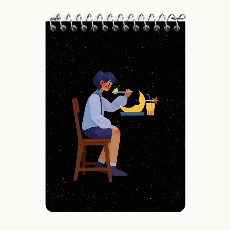 دفتر یادداشت 50 برگ خندالو طرح دخترانه کد N3074