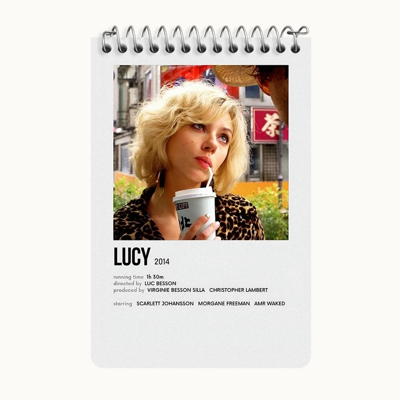 دفتر یادداشت 50 برگ خندالو طرح لوسی (Lucy) کد F13331