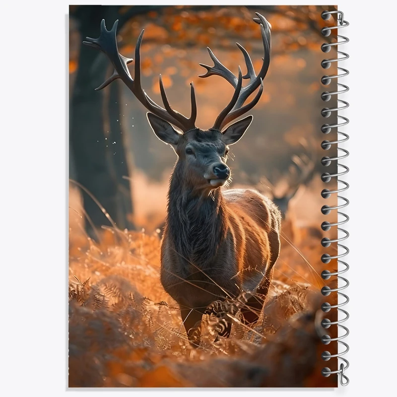 دفتر طراحی 50 برگ خندالو طرح گوزن کد F10736