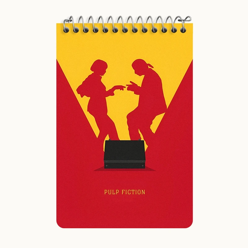 دفتر یادداشت 50 برگ خندالو طرح پالپ فیکشن (Pulp Fiction) کد F13539