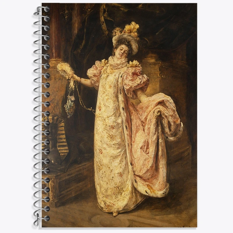 دفتر لغت 50 برگ خندالو طرح نقاشی رسیدن به اپرا اثر ادواردو لئون گاریدو کد F12131