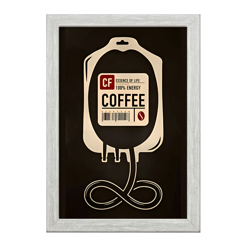 تابلو خندالو طرح قهوه (Coffee) کد F10393