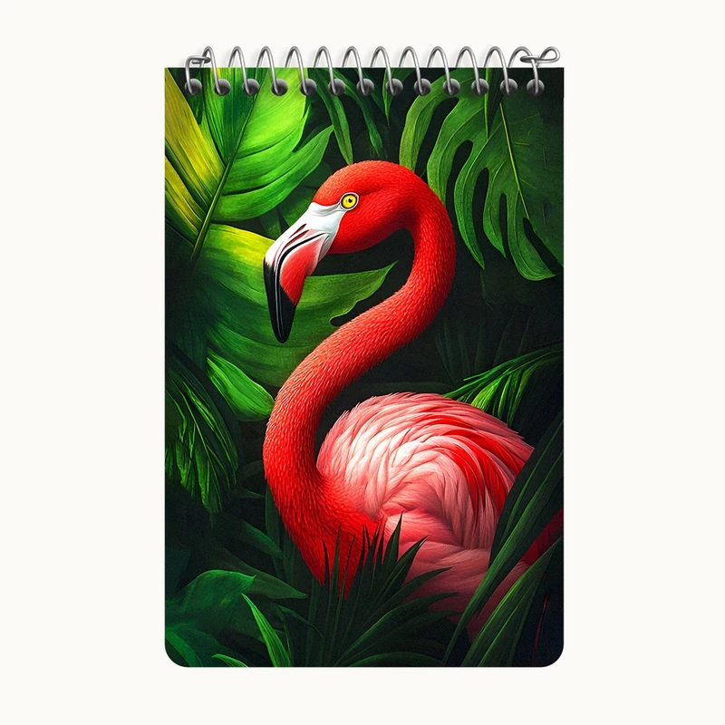 دفتر یادداشت 50 برگ خندالو طرح فلامینگو کد F11713
