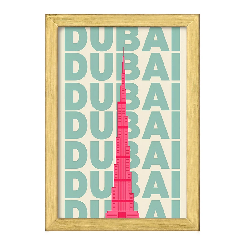 تابلو خندالو طرح دبی (Dubai) کد F5955