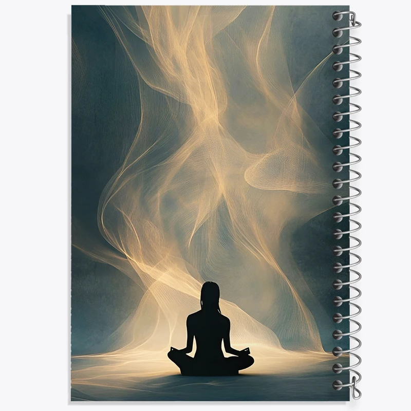 دفتر مشق 50 برگ خندالو طرح مدیتیشن (Meditation) کد F8892