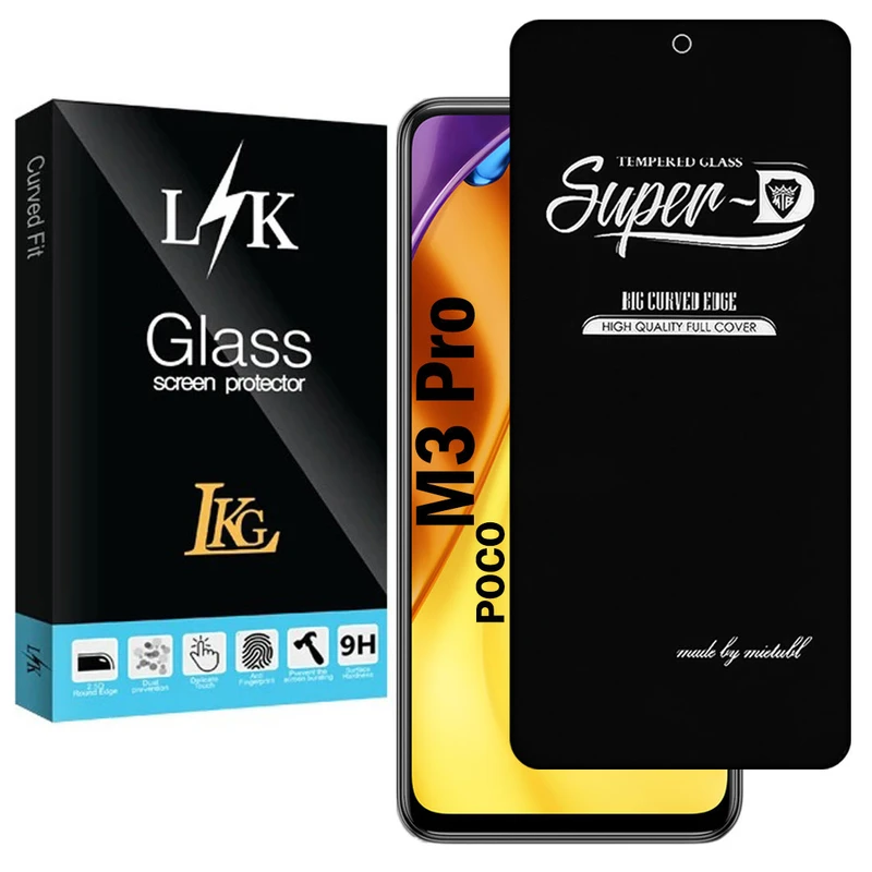محافظ صفحه نمایش ال کا جی مدل SupD-LK مناسب برای گوشی موبایل شیائومی Poco M3 Pro