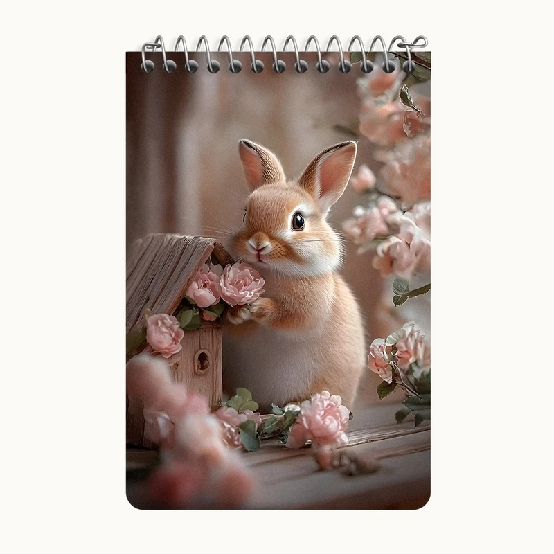 دفتر یادداشت 50 برگ خندالو طرح خرگوش کد F12033