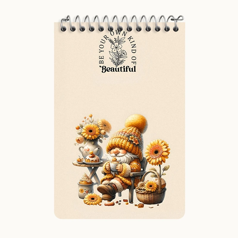 دفتر یادداشت 50 برگ خندالو طرح کوتوله ی کیوت کد F5849