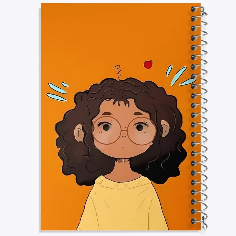 دفتر طراحی 50 برگ خندالو طرح دخترانه کد F10822