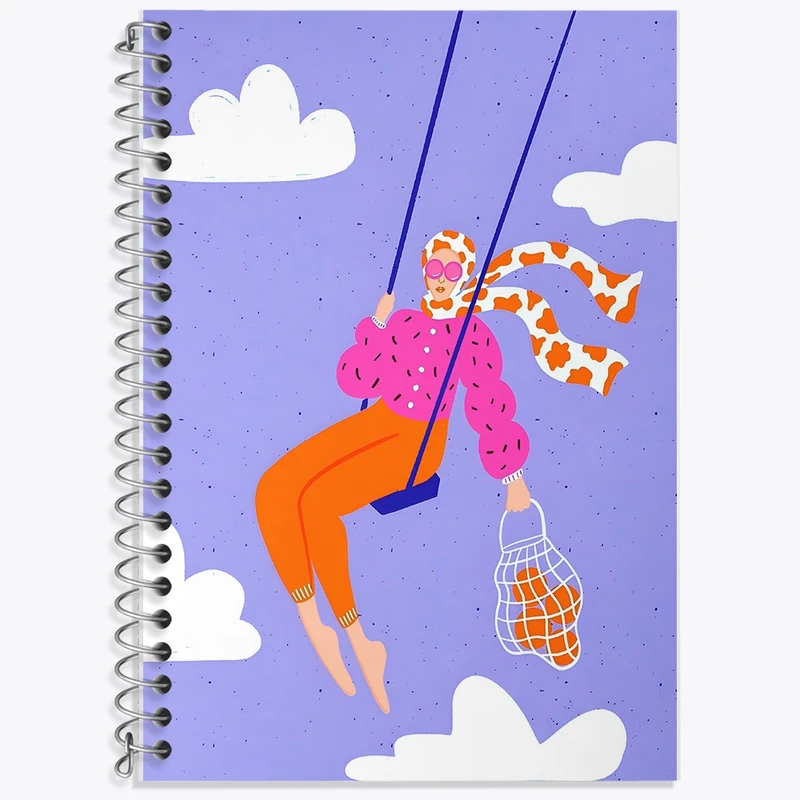 دفتر لغت 50 برگ خندالو طرح دخترانه کد F8860