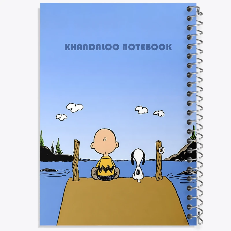 دفتر نقاشی 50 برگ خندالو طرح اسنوپی (snoopy) کد N6360