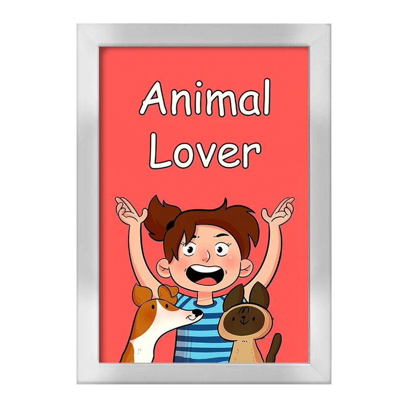 تابلو خندالو طرح Animal Lover کد F133
