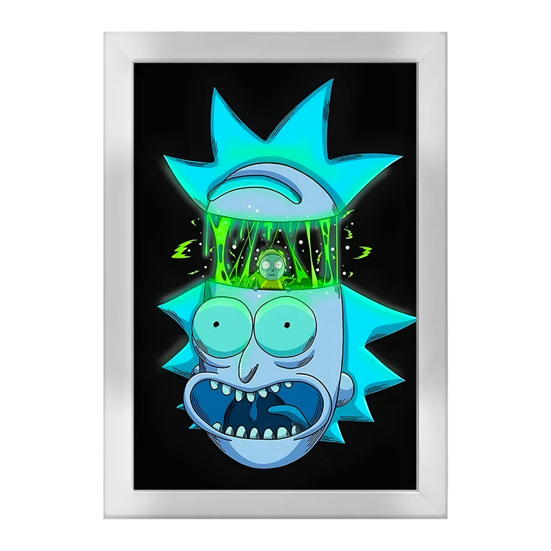 تابلو خندالو طرح ریک و مورتی (Rick and Morty) کد F4932