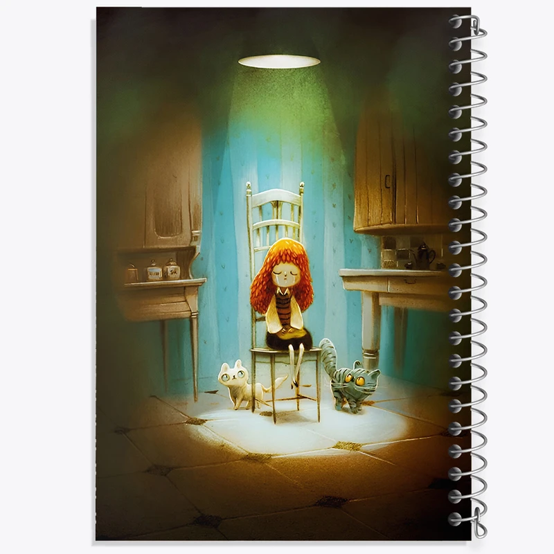 دفتر نقاشی 50 برگ خندالو طرح دخترانه کد F8727