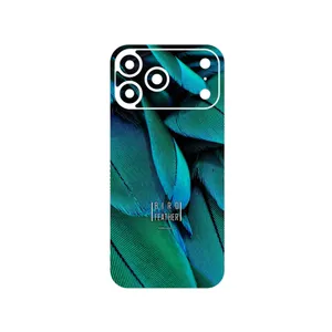 MAHOOT Green Feather Cover Sticker for Apple iPhone 17 Pro Max