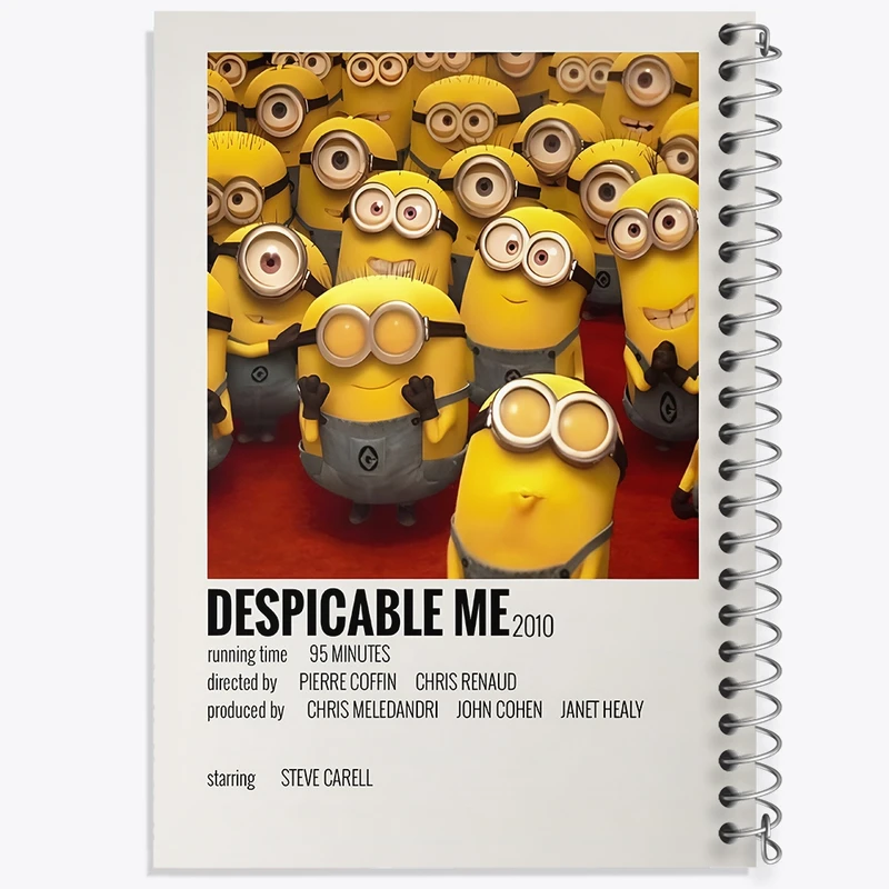 دفتر طراحی 50 برگ خندالو طرح مینیون ها (Minions) کد F13238