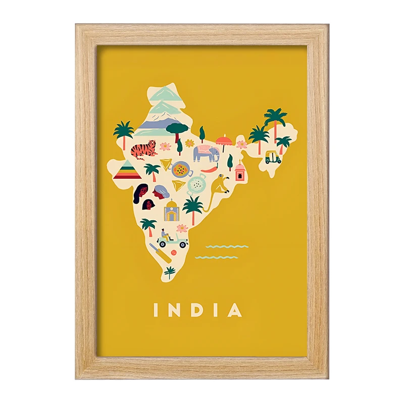 تابلو خندالو طرح هند (India) کد F14362