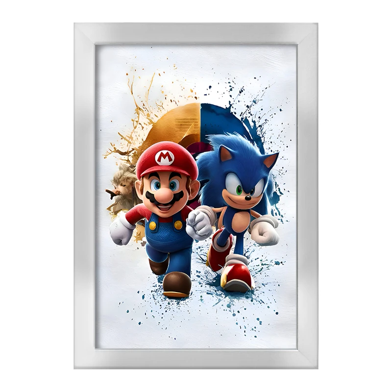 تابلو خندالو طرح سوپر ماریو (Super Mario) کد F8559