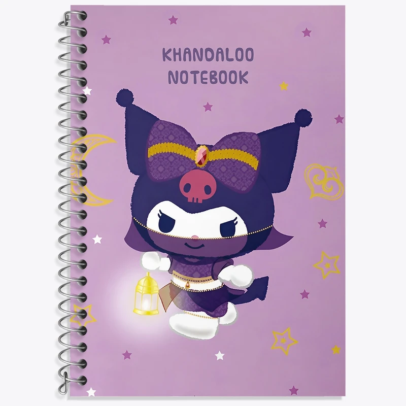 دفتر لغت 50 برگ خندالو طرح کرومی (Kuromi) کد N9016