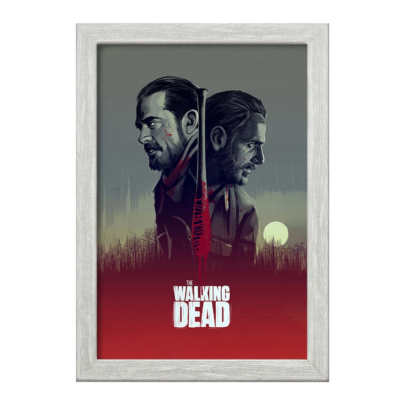 تابلو خندالو طرح سریال مردگان متحرک The Walking Dead  کد 10187